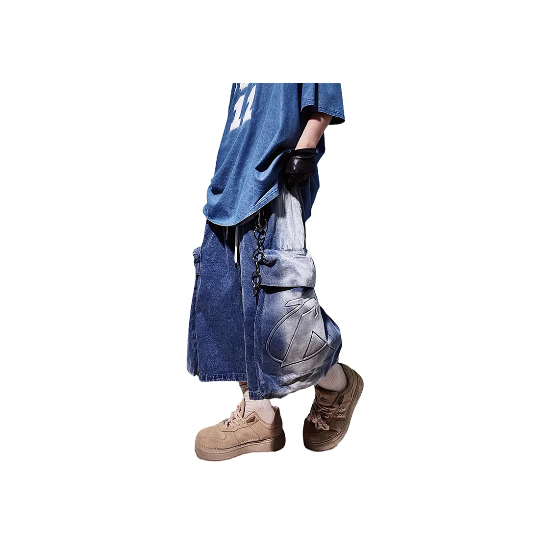 UUCSCC Мужские джинсовые шорты