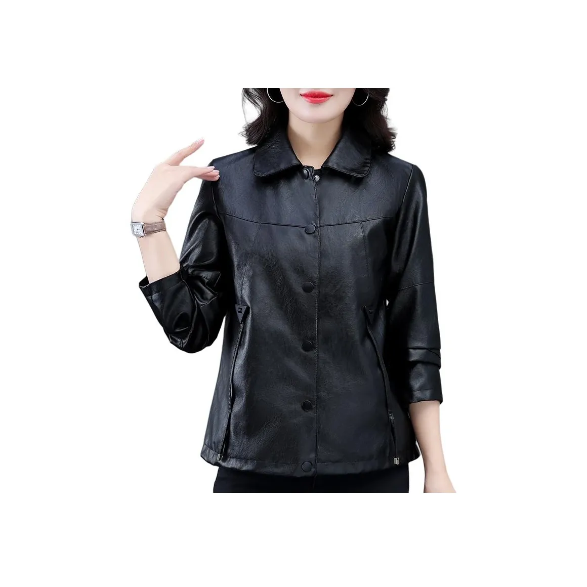 The Temptation Of The Muse Кожа Куртка Пальто Женское