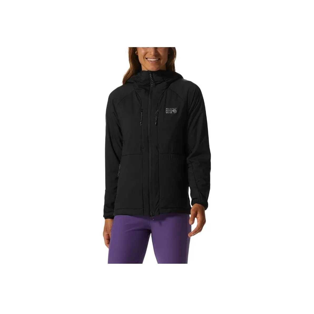 MOUNTAIN HARDWEAR Хлопковый пуховик женский черный