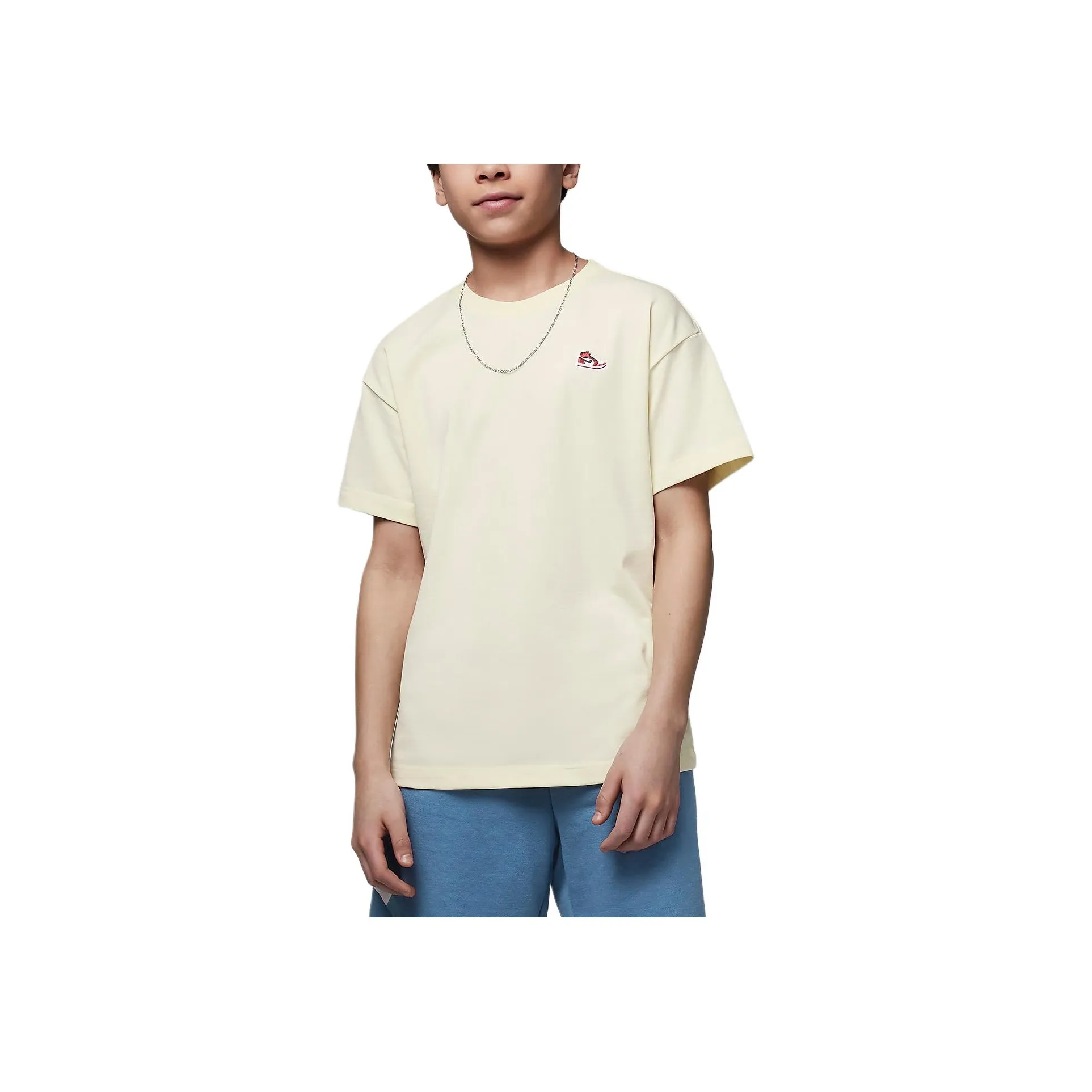 Nike T-Shirt Air Jordan 1 Песочный цвет Детский