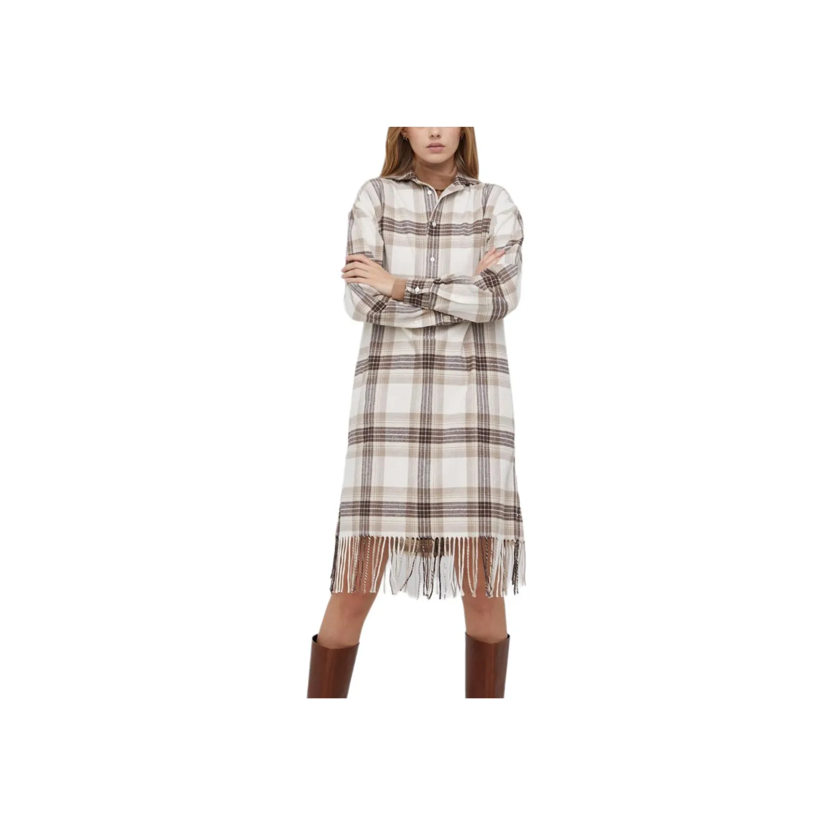 Polo Ralph Lauren Long-Sleeved Dresses Women's Light Brown