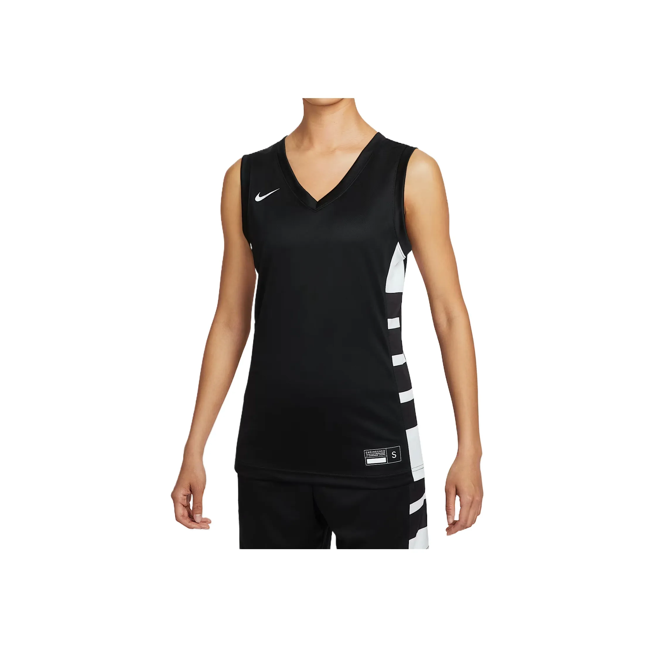 Nike Dri Fit Elite Пава Баскетбольная Джерси Женская Команда Черная