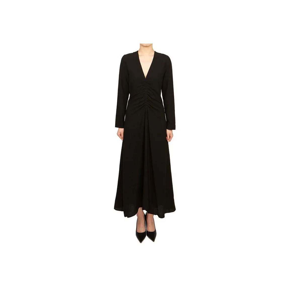 Vanessa Bruno Long Sleeved Dresses Women's Black