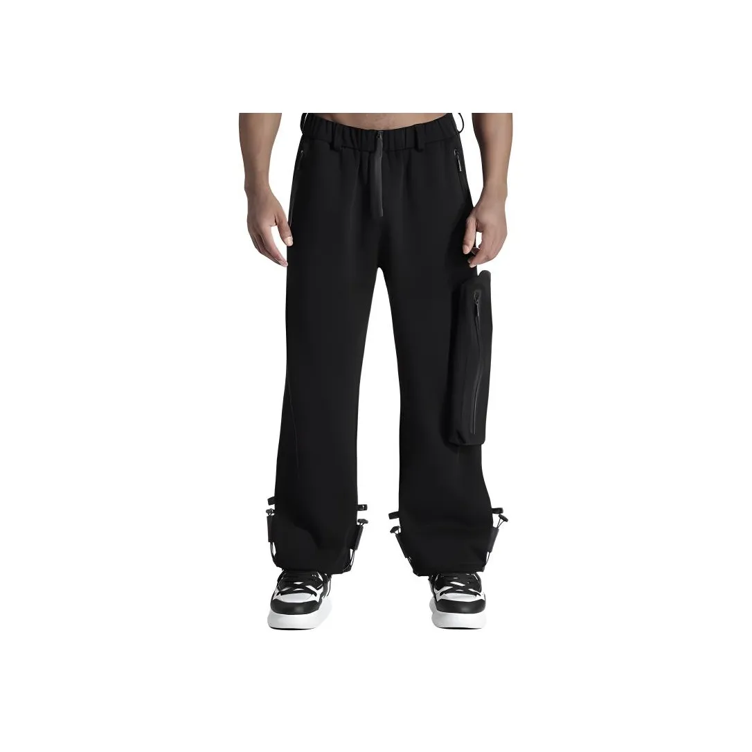 NORVINCY Western Outdoor Tactical Black Warrior Casual Pants Unisex
