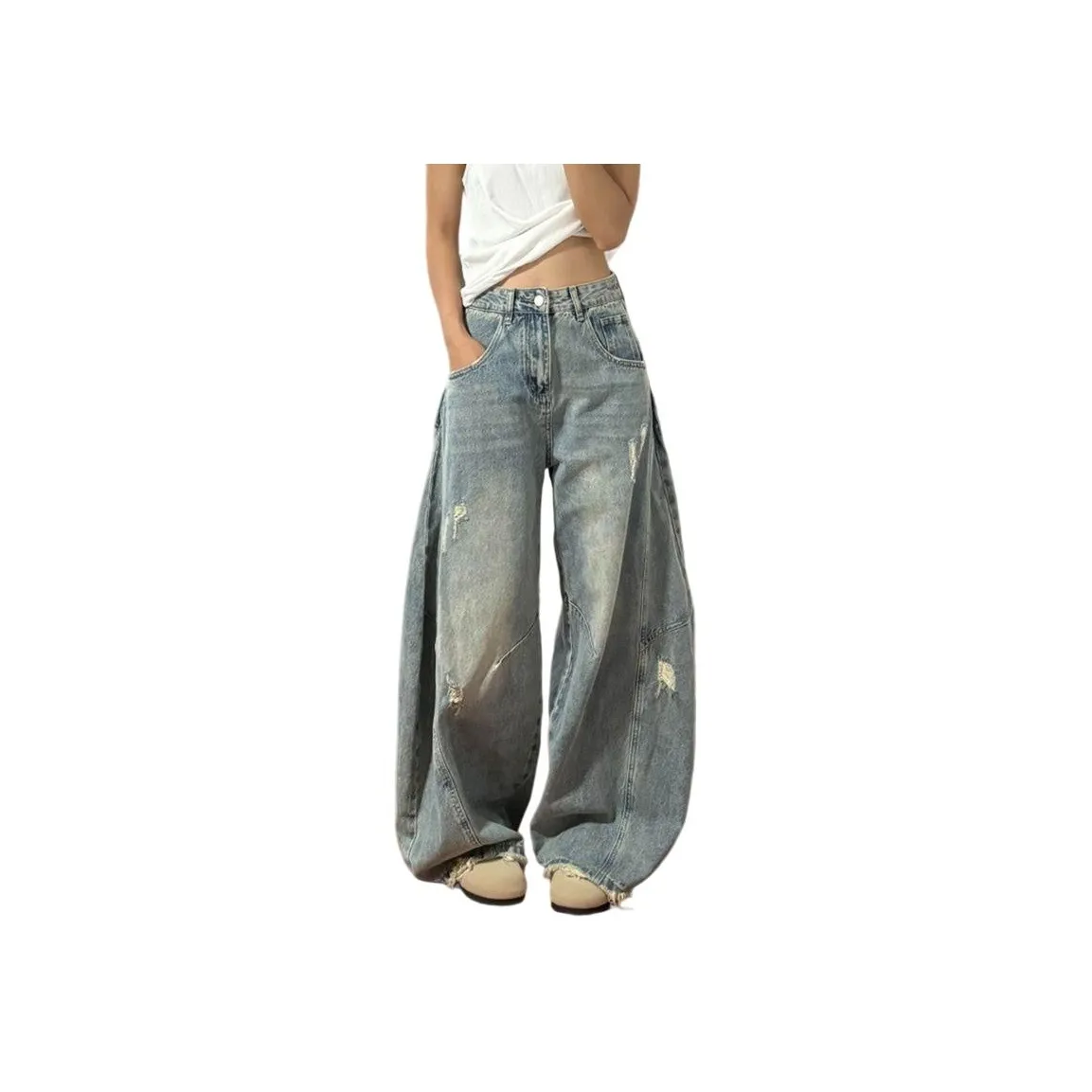 COVER TIME Blue Women's Jeans COVER TIME Синий Женские Джинсы