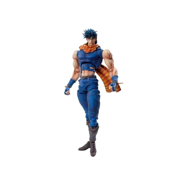 Medicos Super Action Statue Jojo'S Bizarre Adventure Part 2 Battle Tendency Joseph Joestar Chozokado Figure Blue