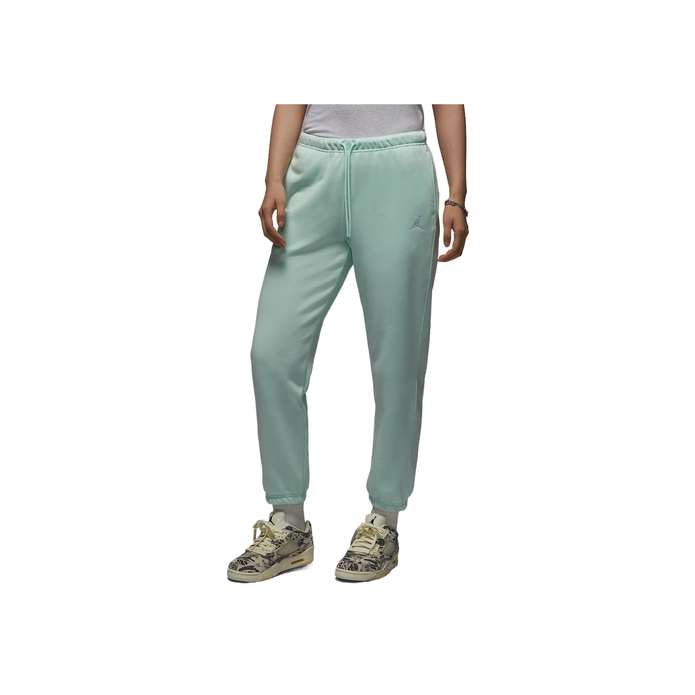 Jordan Brooklyn Fleece Повседневные брюки Женские IGLOO Синий Белый