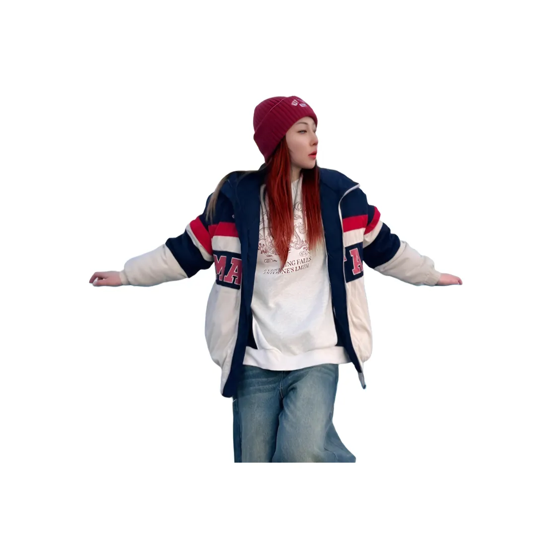 YGHOME OFFICIAL Пэчворк Синий Унисекс Куртки