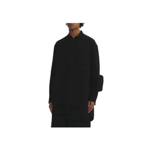 Yohji Yamamoto Pour Homme Черное Мужское Пальто