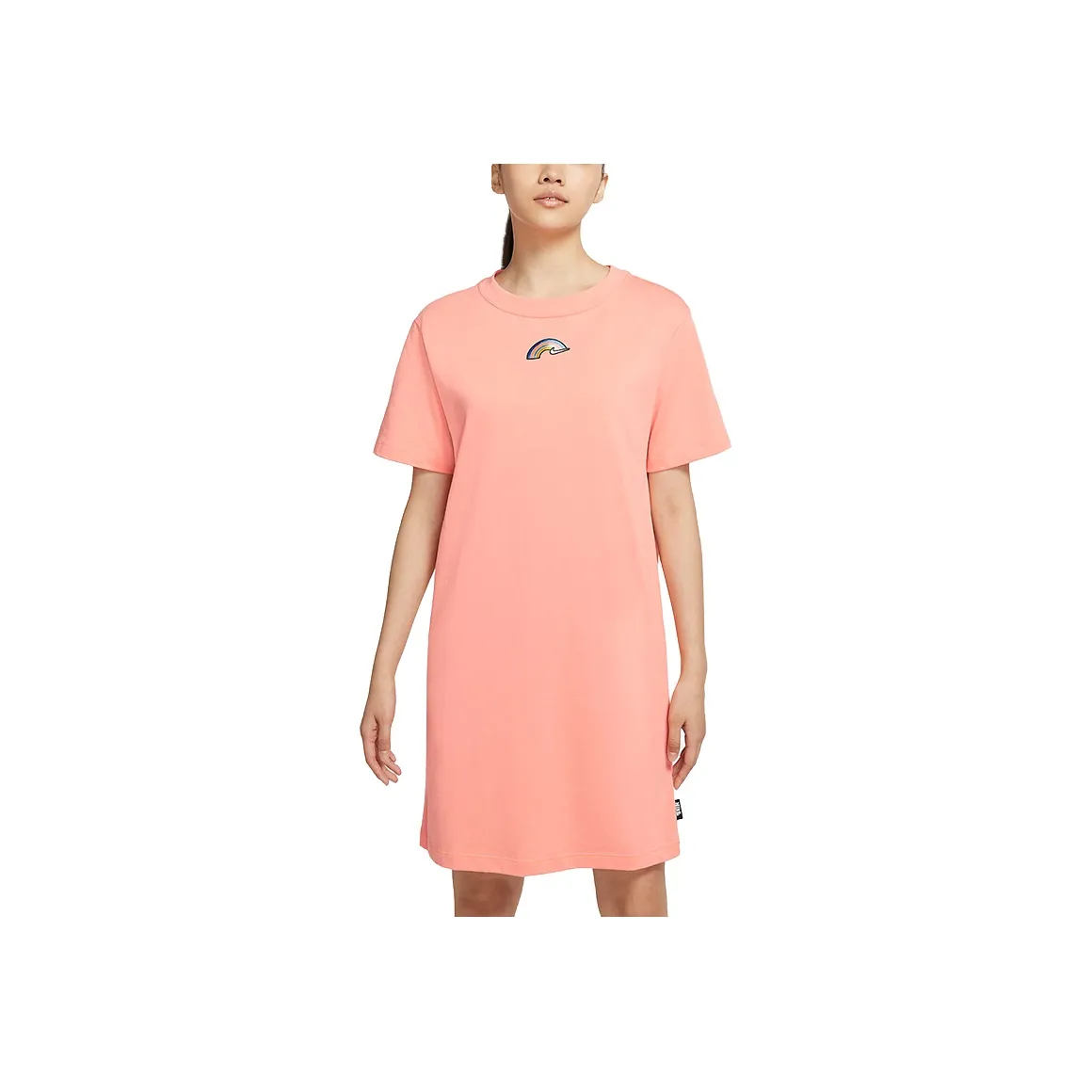 Nike Sportswear Short-Sleeved Dresses Women's Frenzied Dark Red