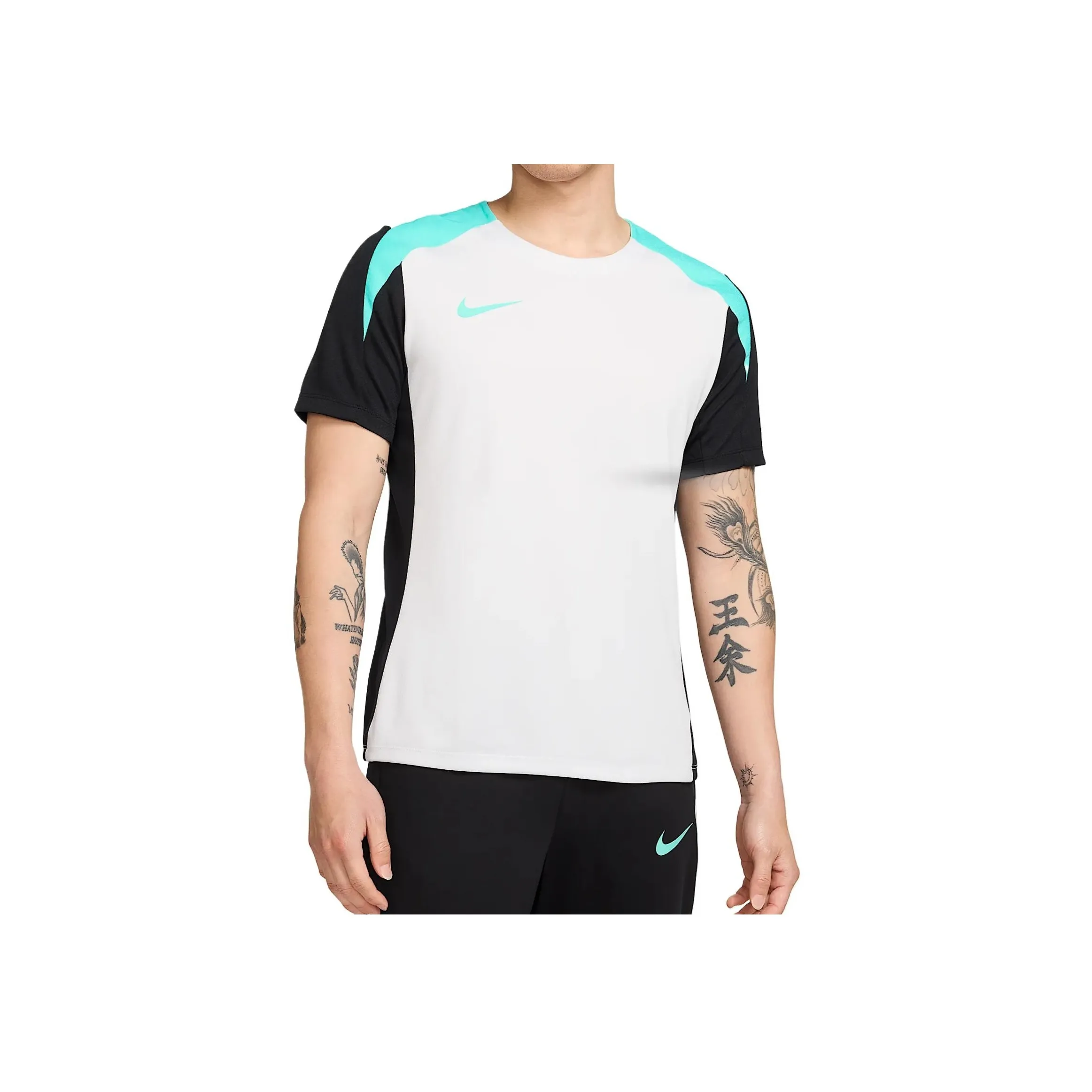 Nike Dri FIT Strike T Shirt Men's Photon Dust/Black/Dynamic Turquoises/Dynamic Turquoises