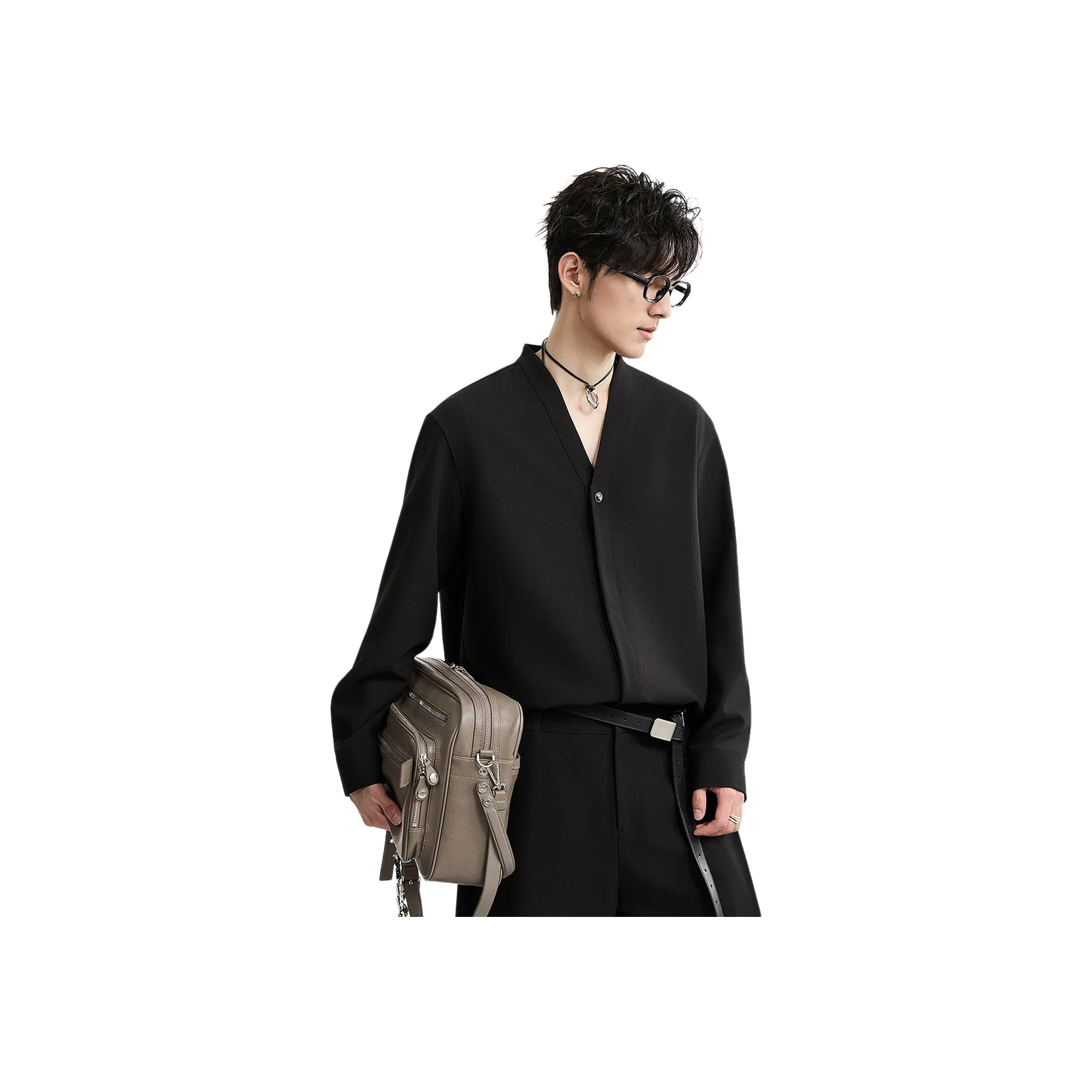 EARL JOEL Midnight Black Мужские Рубашки