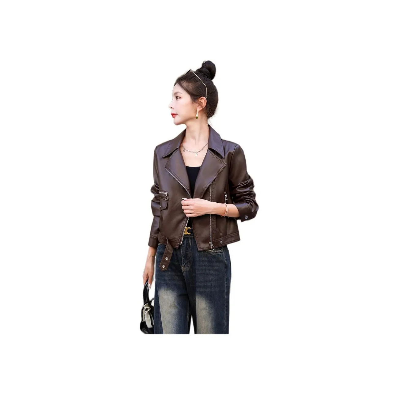 LAKESI Женские Кожаные Куртки