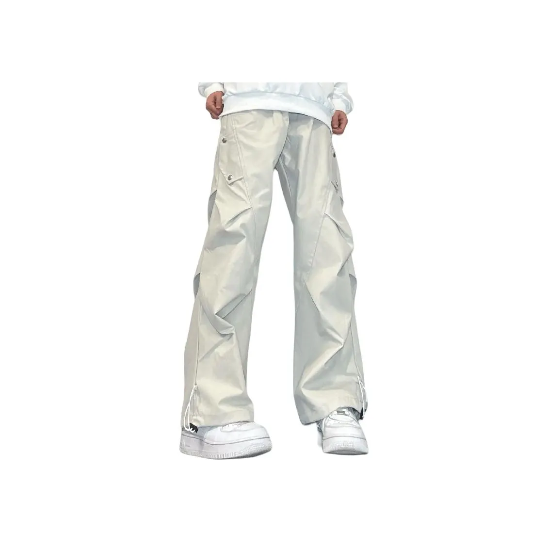 JIARONG Светло-серый Унисекс Повседневные брюки