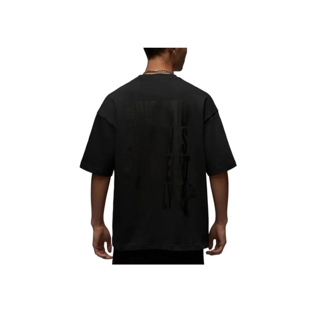 Jordan OVERSIZED T Shirt Men's Gray Black