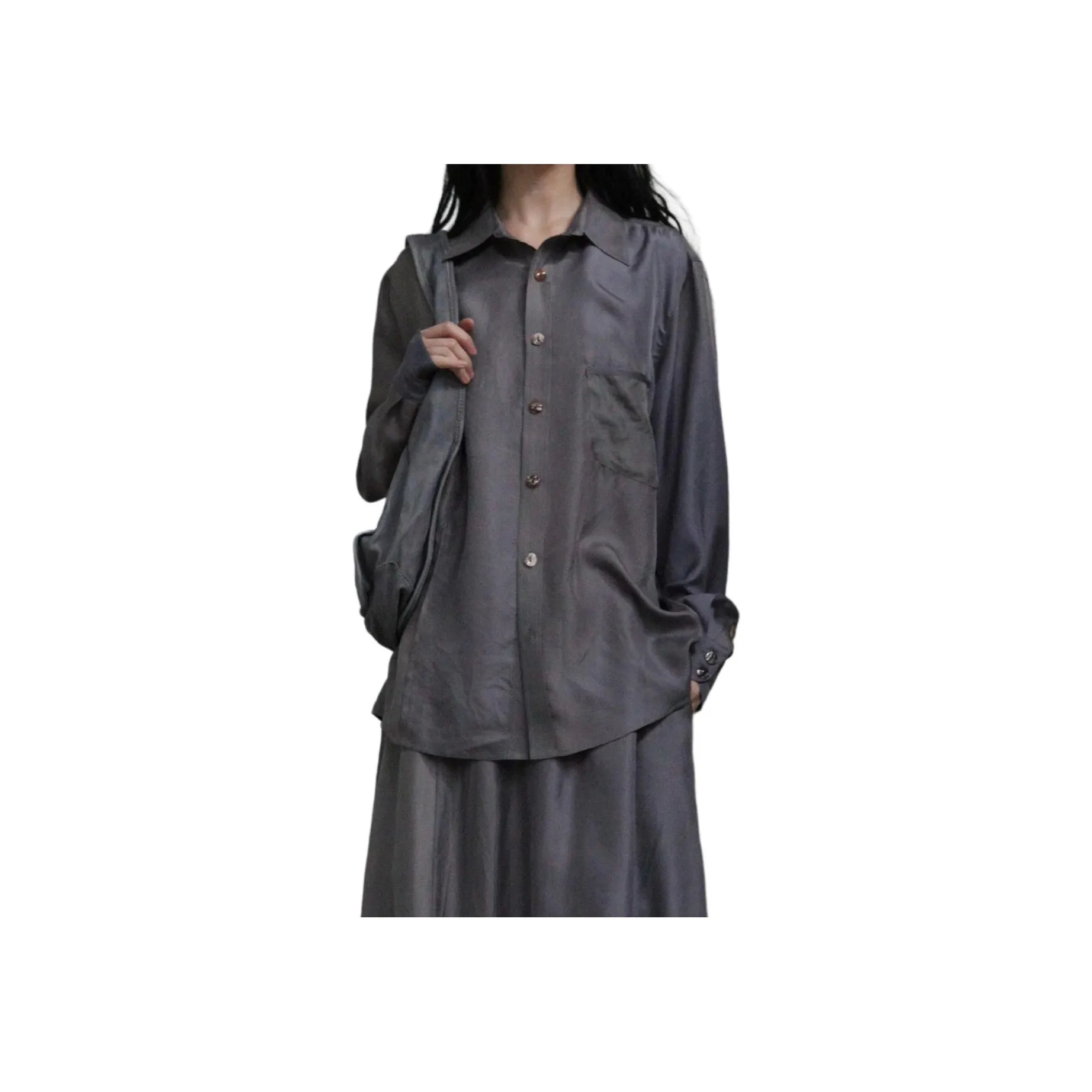 AVIVA JIFEI XUE Shirt Women's Gray