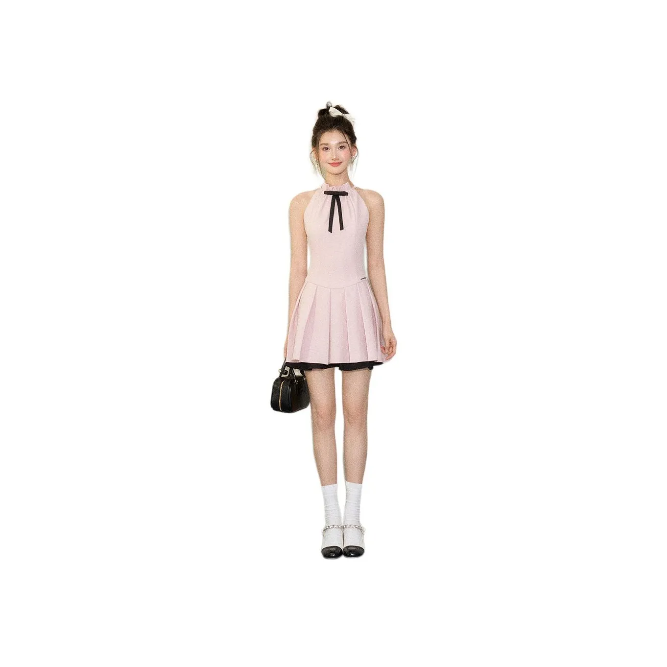 GOSO Розовые Женские Платья без Рукавов