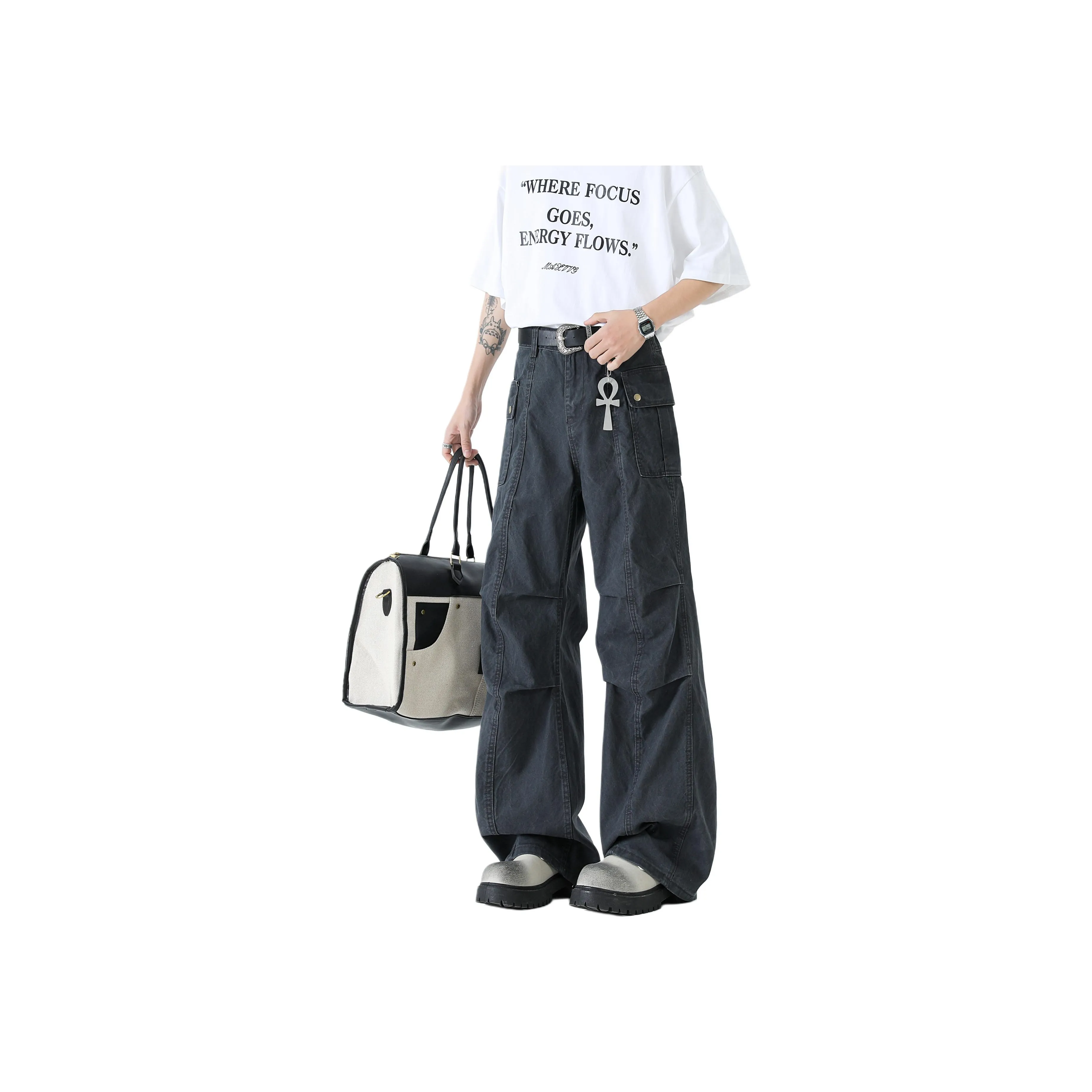 Menglaini Jeans Unisex