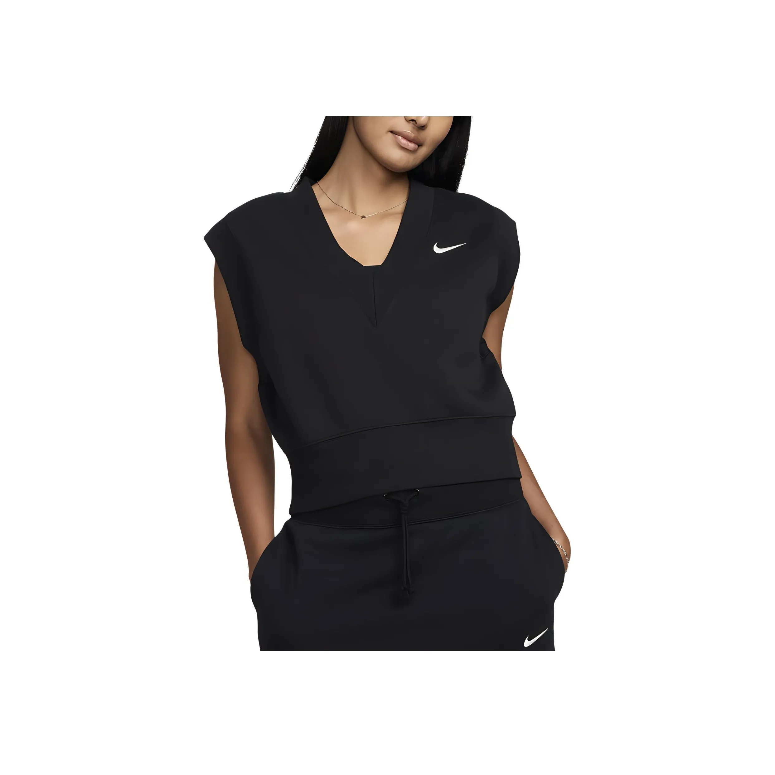 Nike Sportswear Phoenix Fleece T Shirt Women's Black