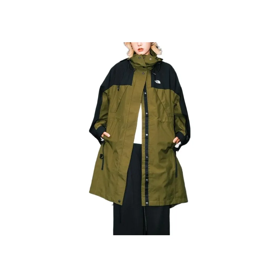 THE NORTH FACE Urban Exploration Водонепроницаемый и Ветрозащитный Ветровка Женские Зеленый