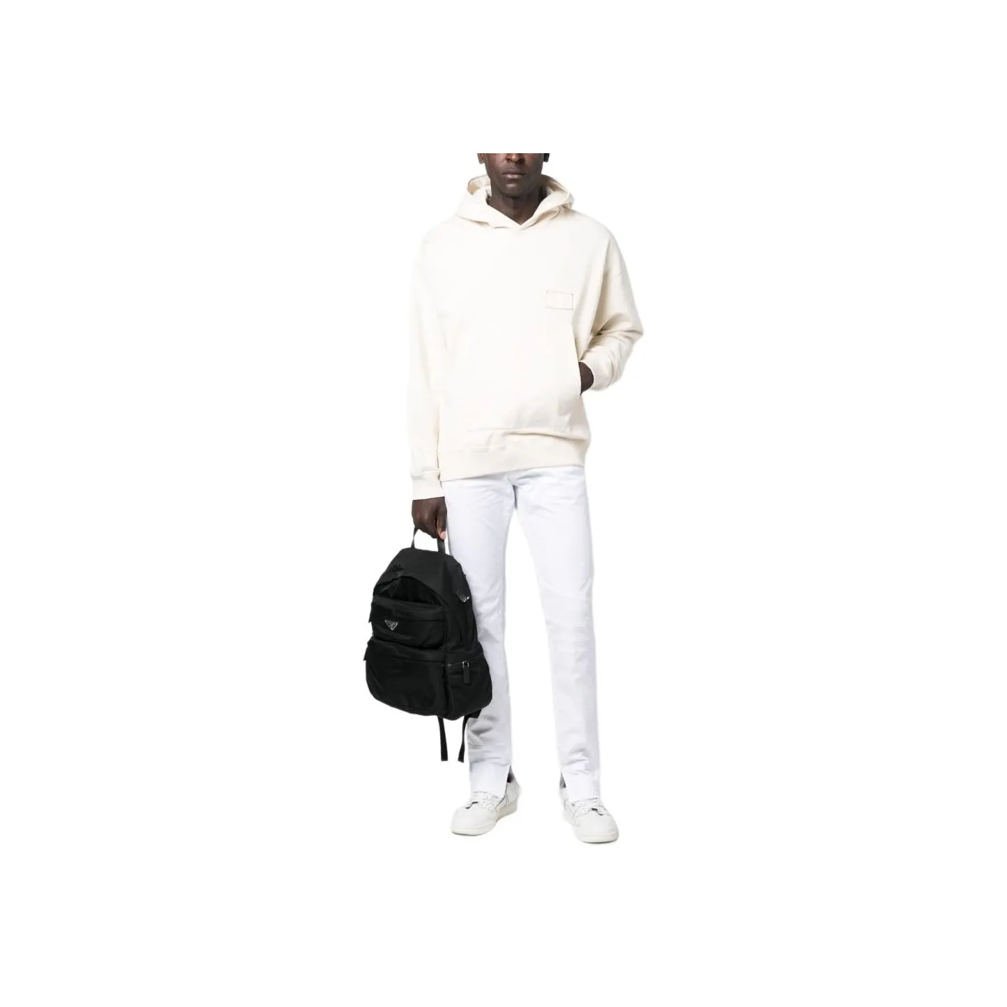 DSQUARED 2 Zip Detailed Tapered Logo Tag Trousers