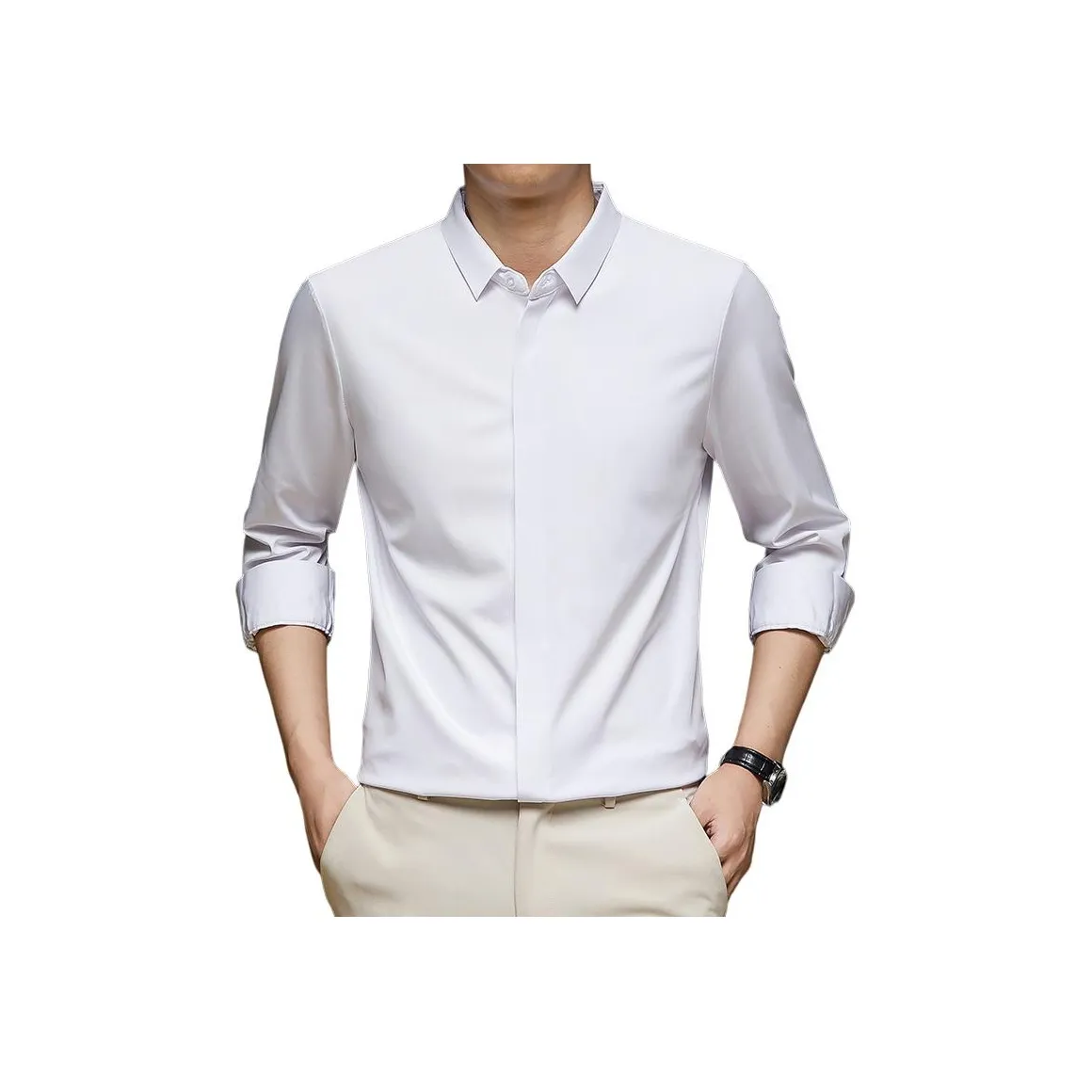 Candito Длинный рукав мужская рубашка