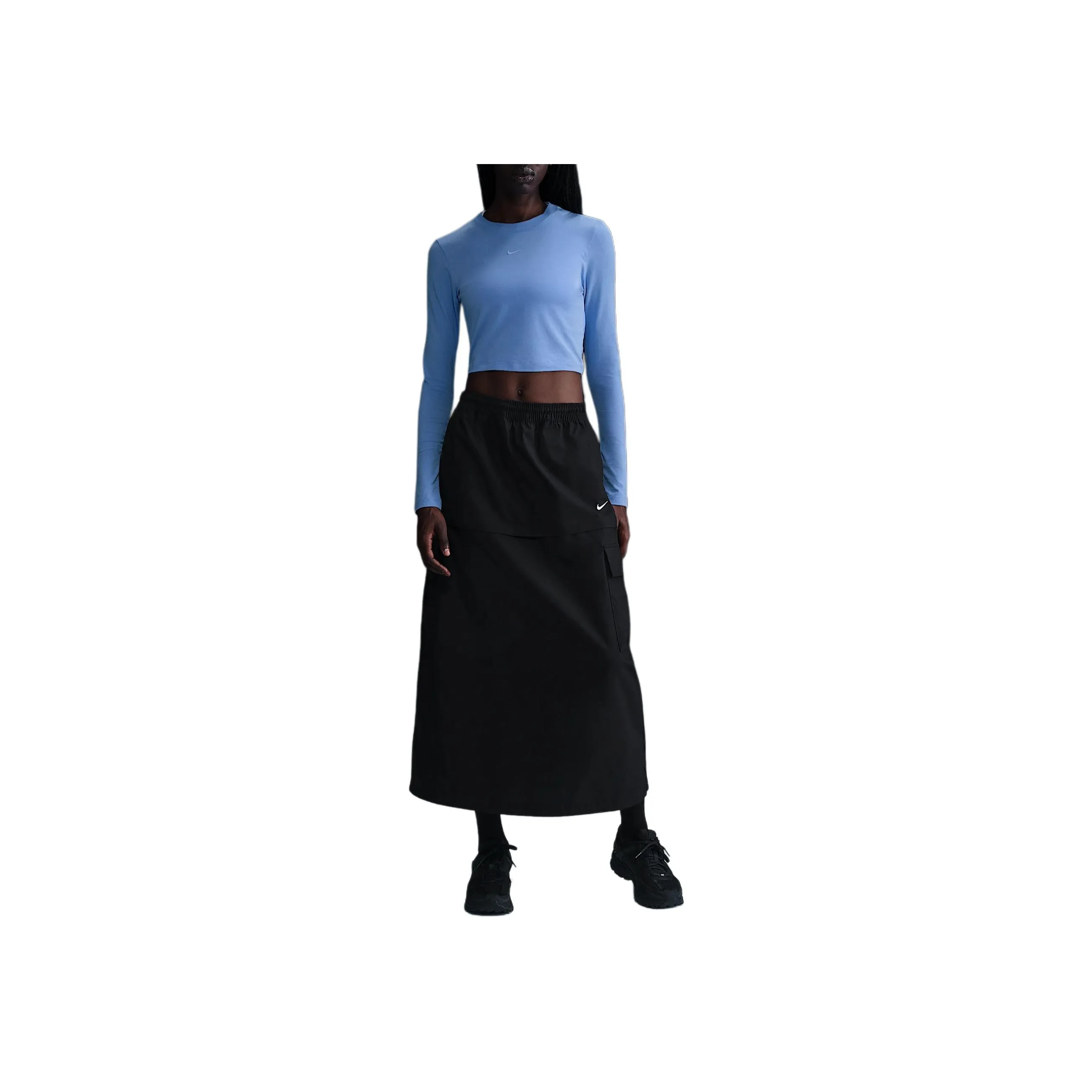 Nike Sportswear Chill Knit Women's Slim Long Sleeve Cropped Top