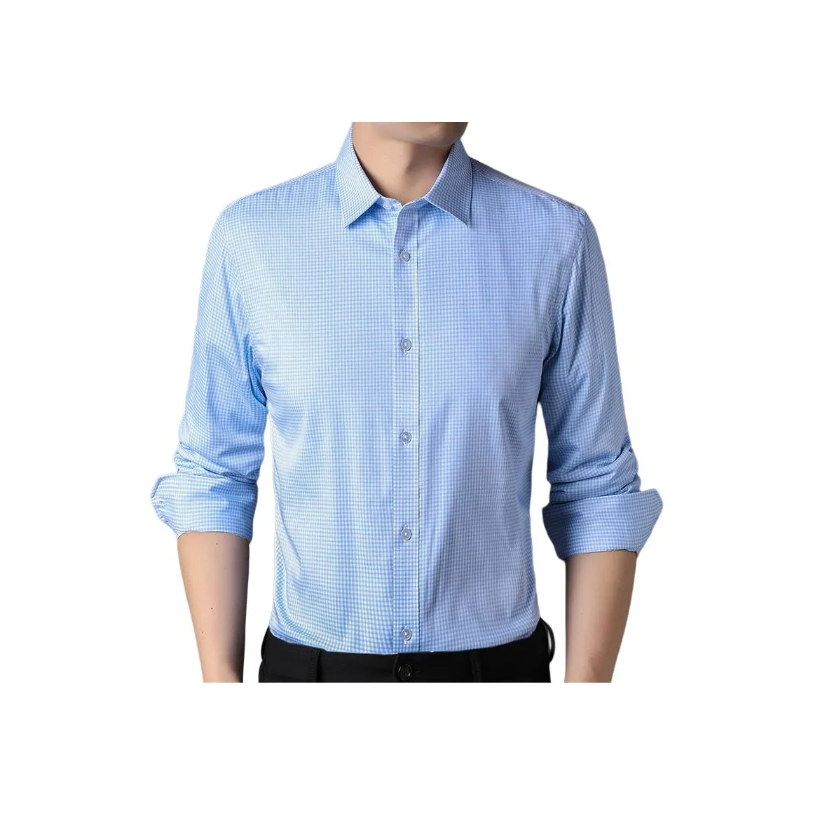 PIERRE CARDIN Светло-синие мужские рубашки