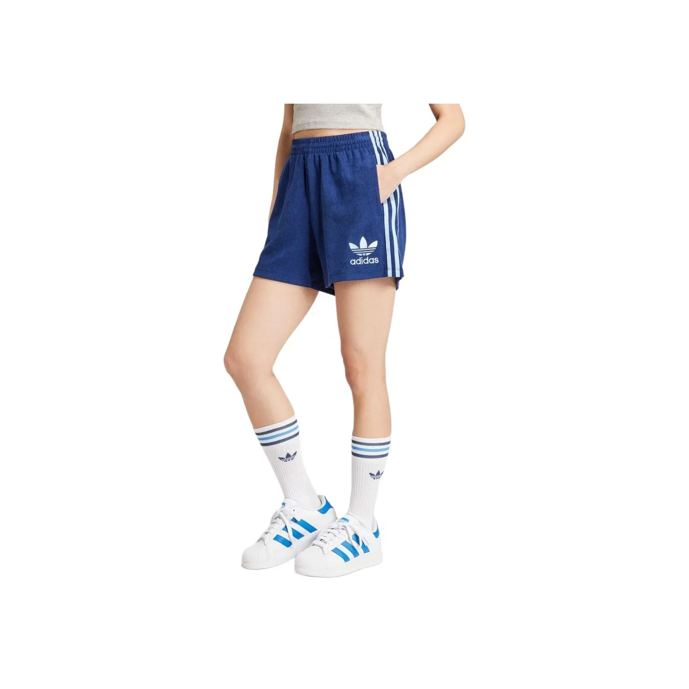 Adidas Originals Casual Shorts Women's Dark Blue