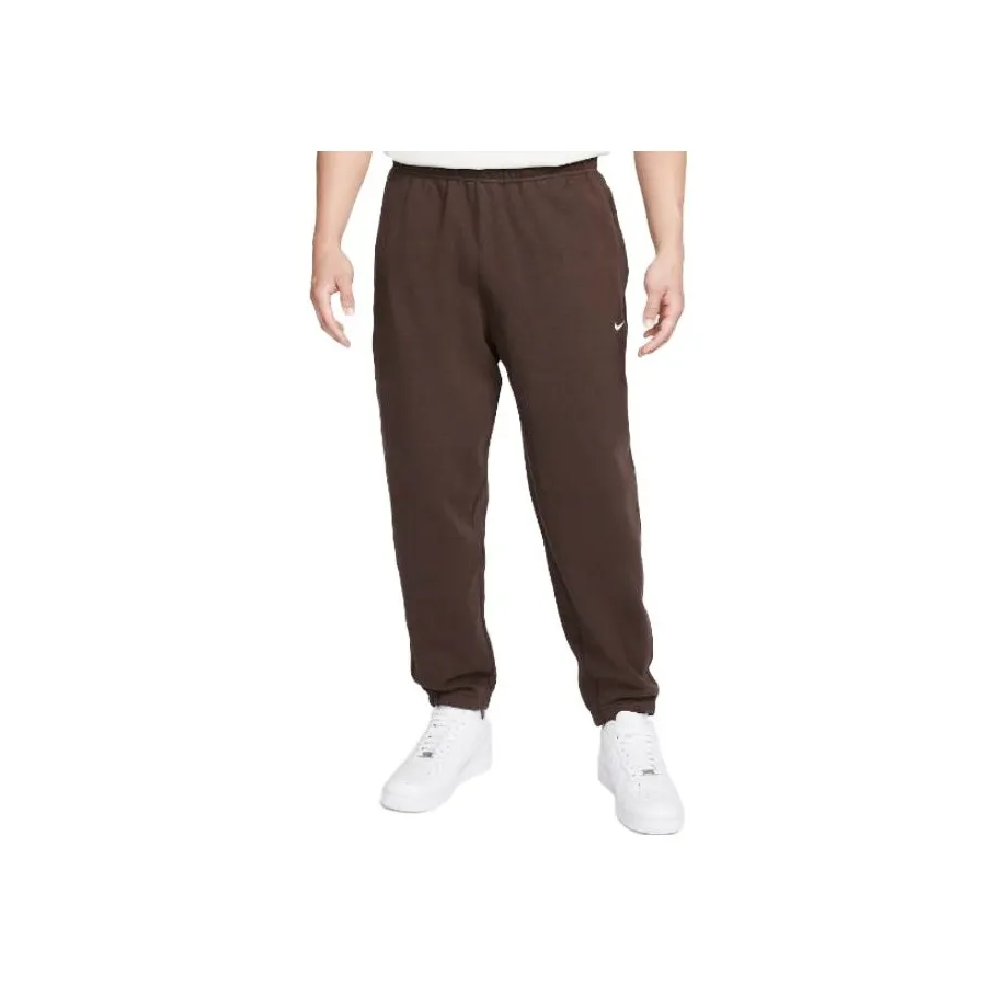 Nike Solo Swoosh Men's Fleece Pants Brown