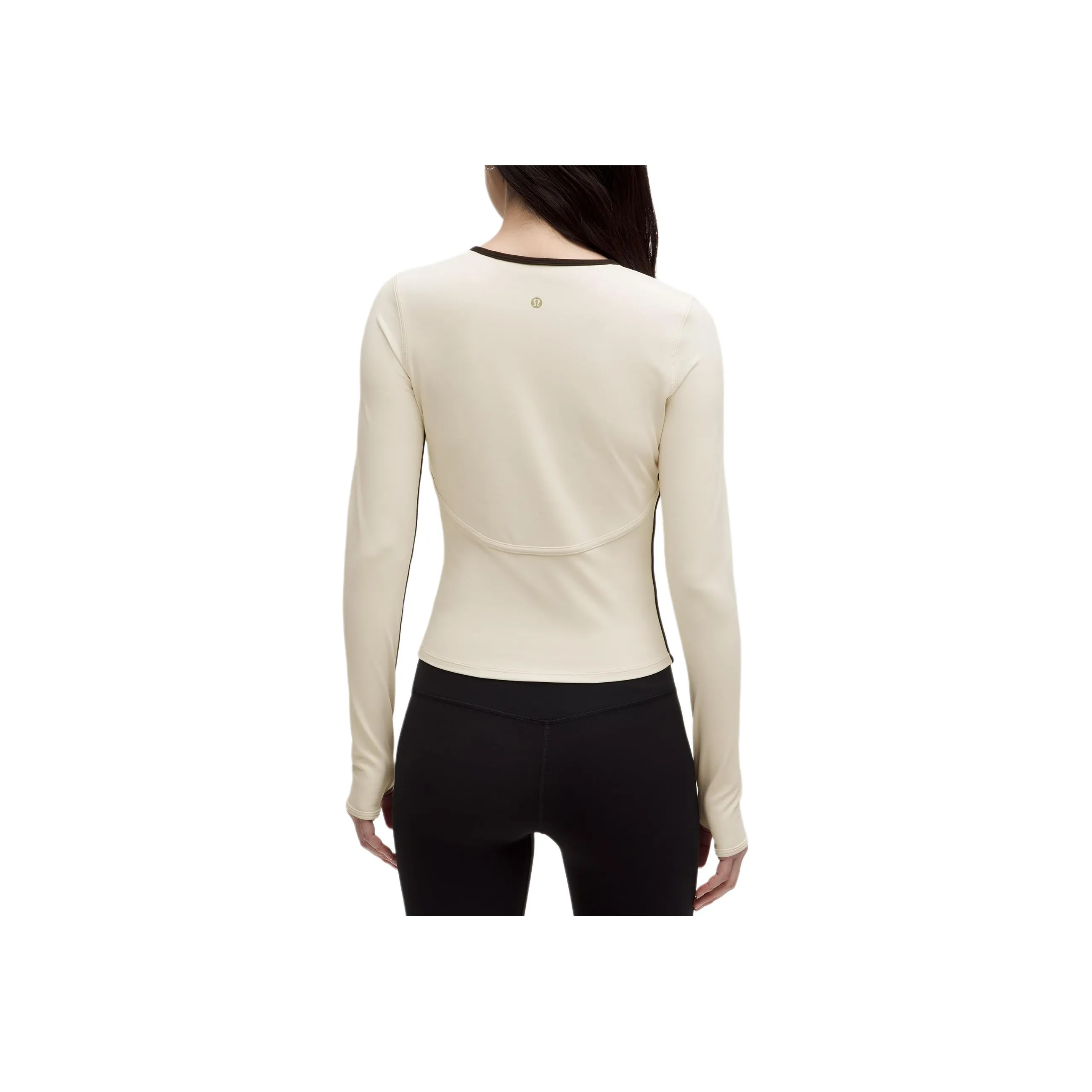 Lululemon Nulu™ T-Shirt Women's Light Ivory/black