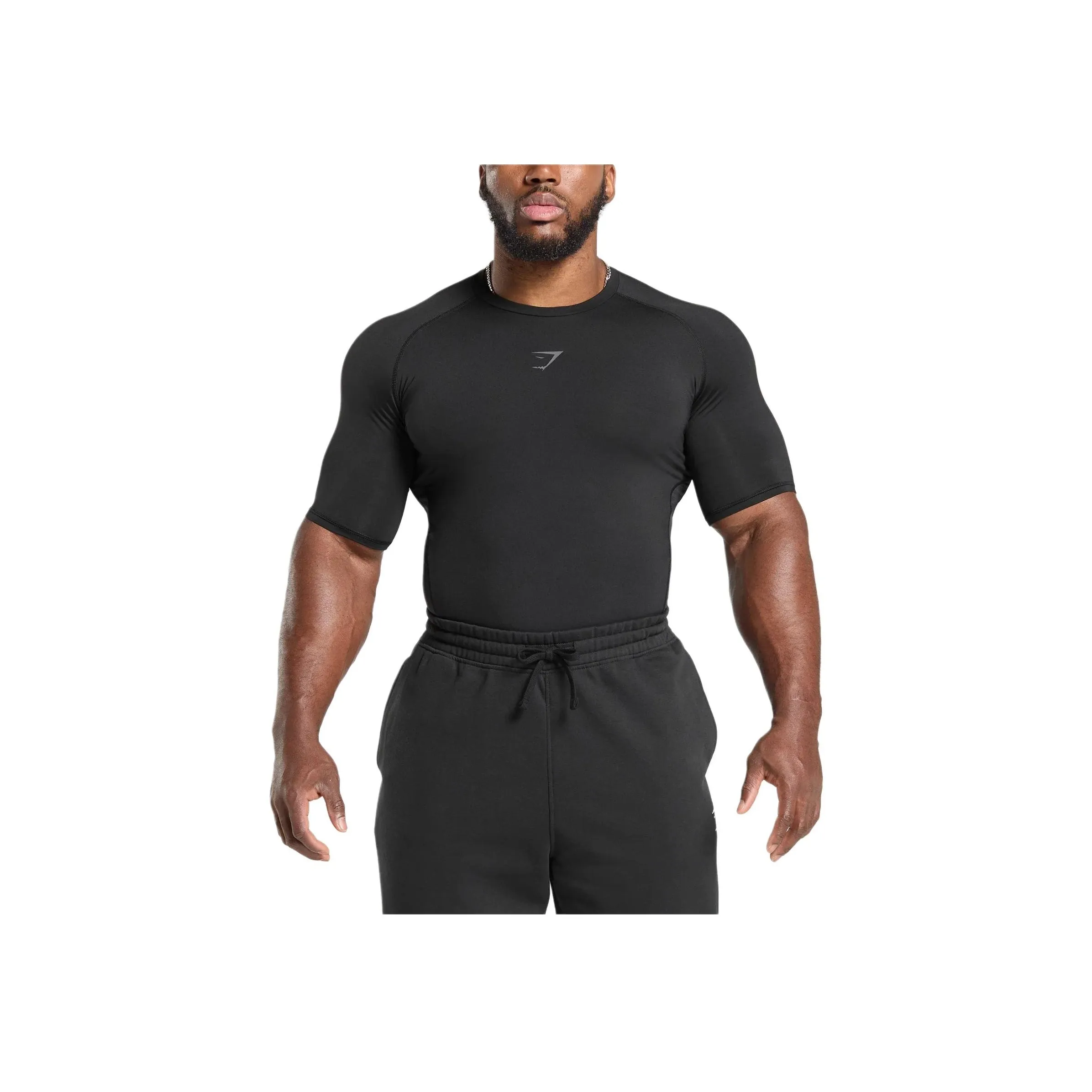 GYMSHARK Element Baselayer T Shirt Men's Black