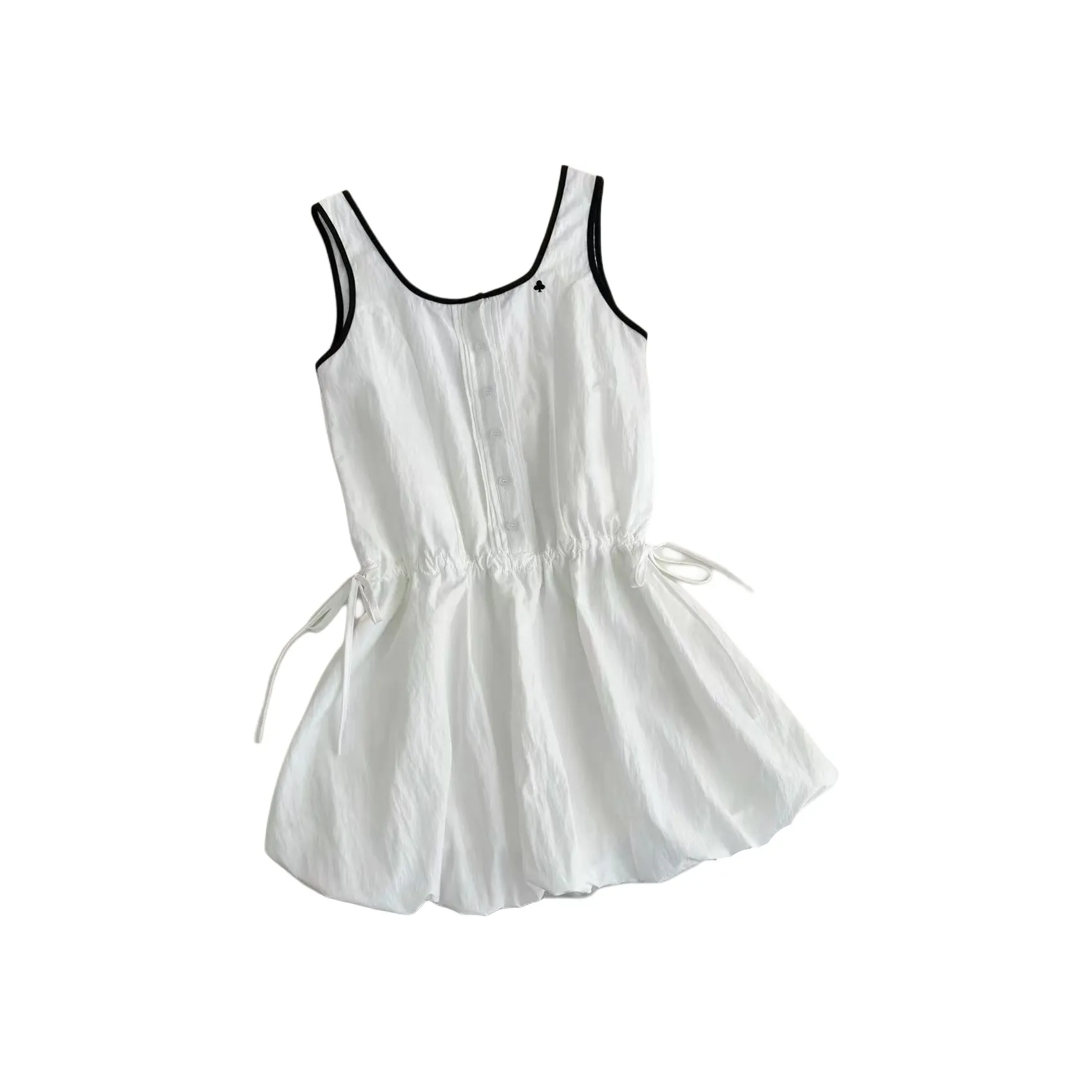 KEAB Без рукавов Платье Женское Белое