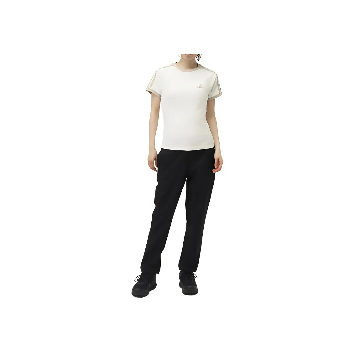 Adidas Clothing T Shirts Women's Ivory