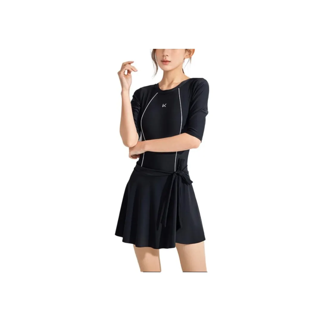 Keep One piece Swimsuit Women's Elegant Black