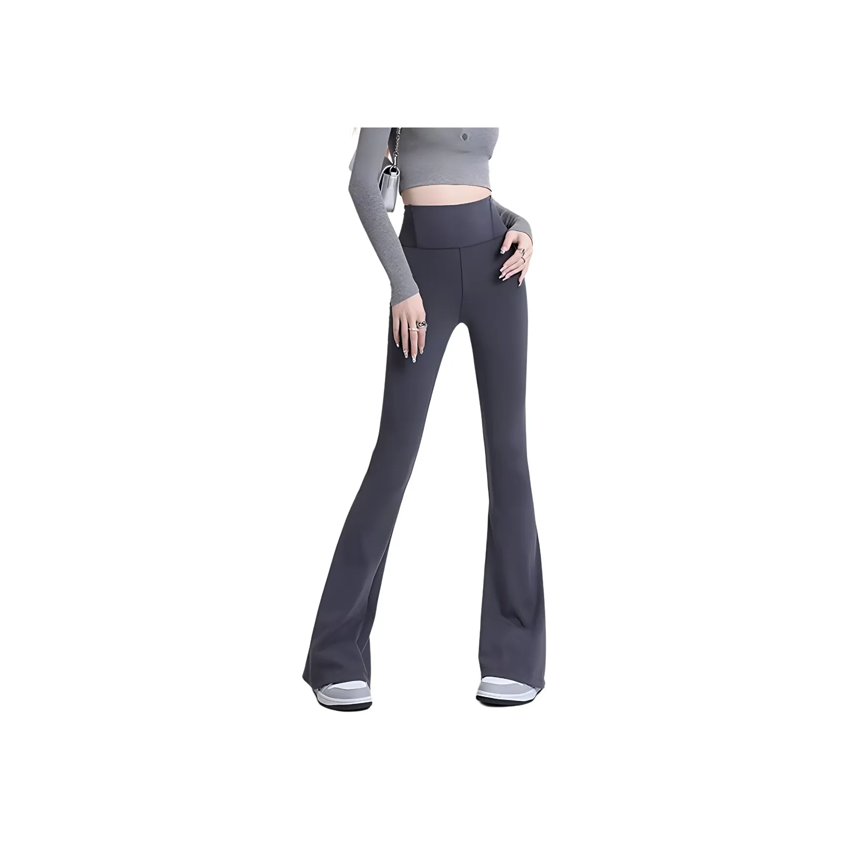 Леггинсы Cotton Shopping Женские Серые