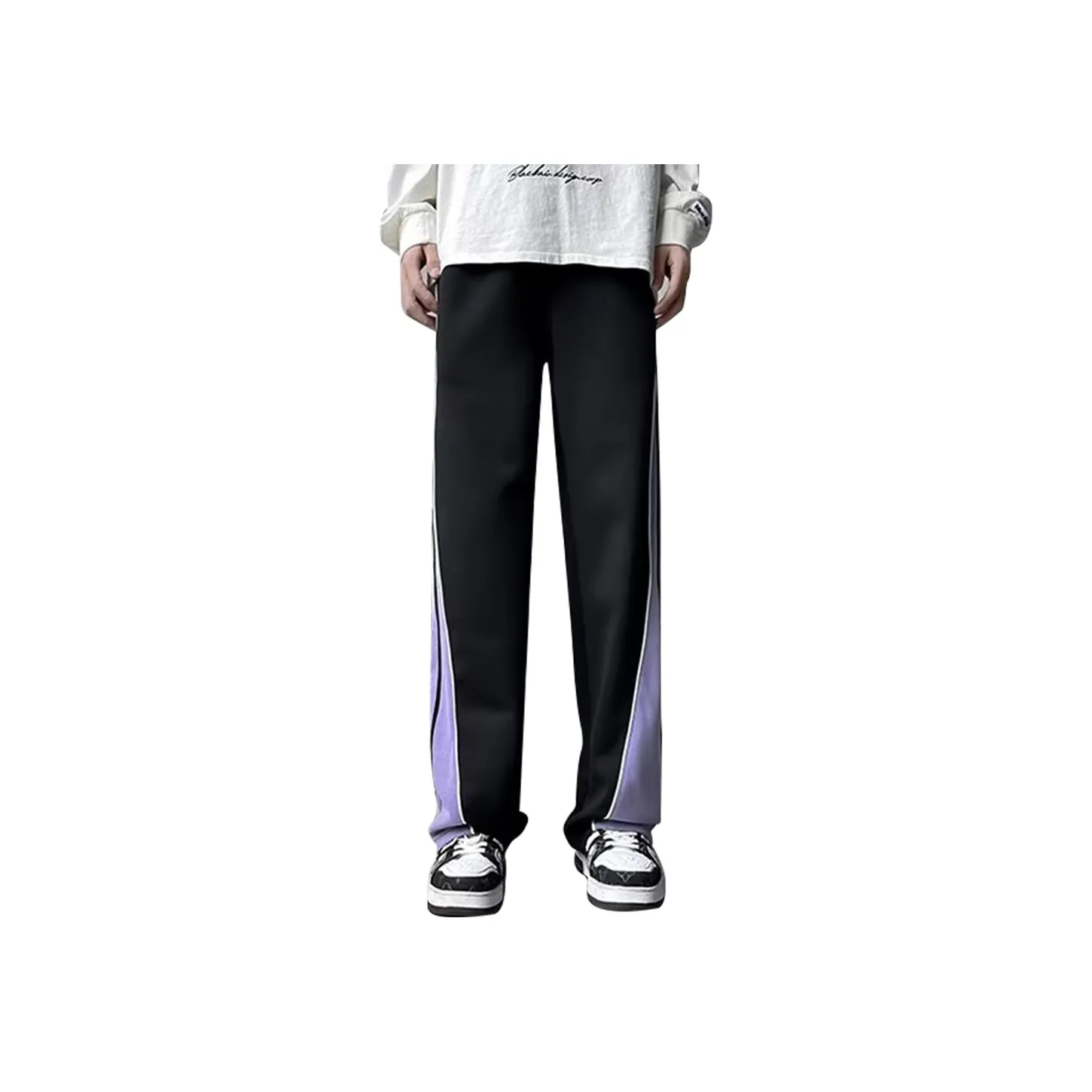 AMANDA BY Casual Pants Unisex Black