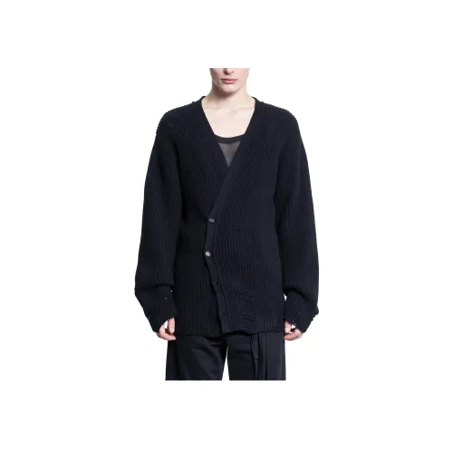Ann Demeulemeester Черный Мужской Трикотаж