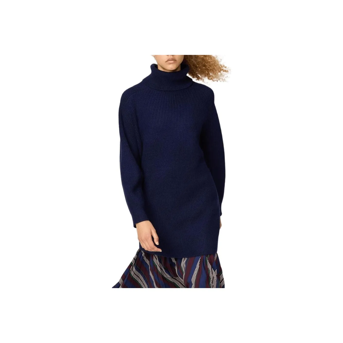 UNIQLO x Clare Waight Keller C Collection FW25 Длинное платье с длинными рукавами Женское