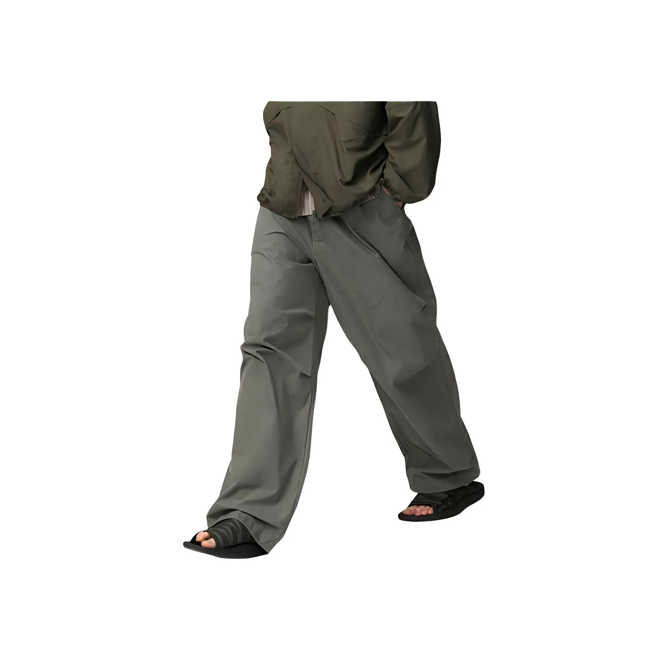 UNIQLO x Clare Waight Keller C Collection SS25 Casual Pants Men's Olive