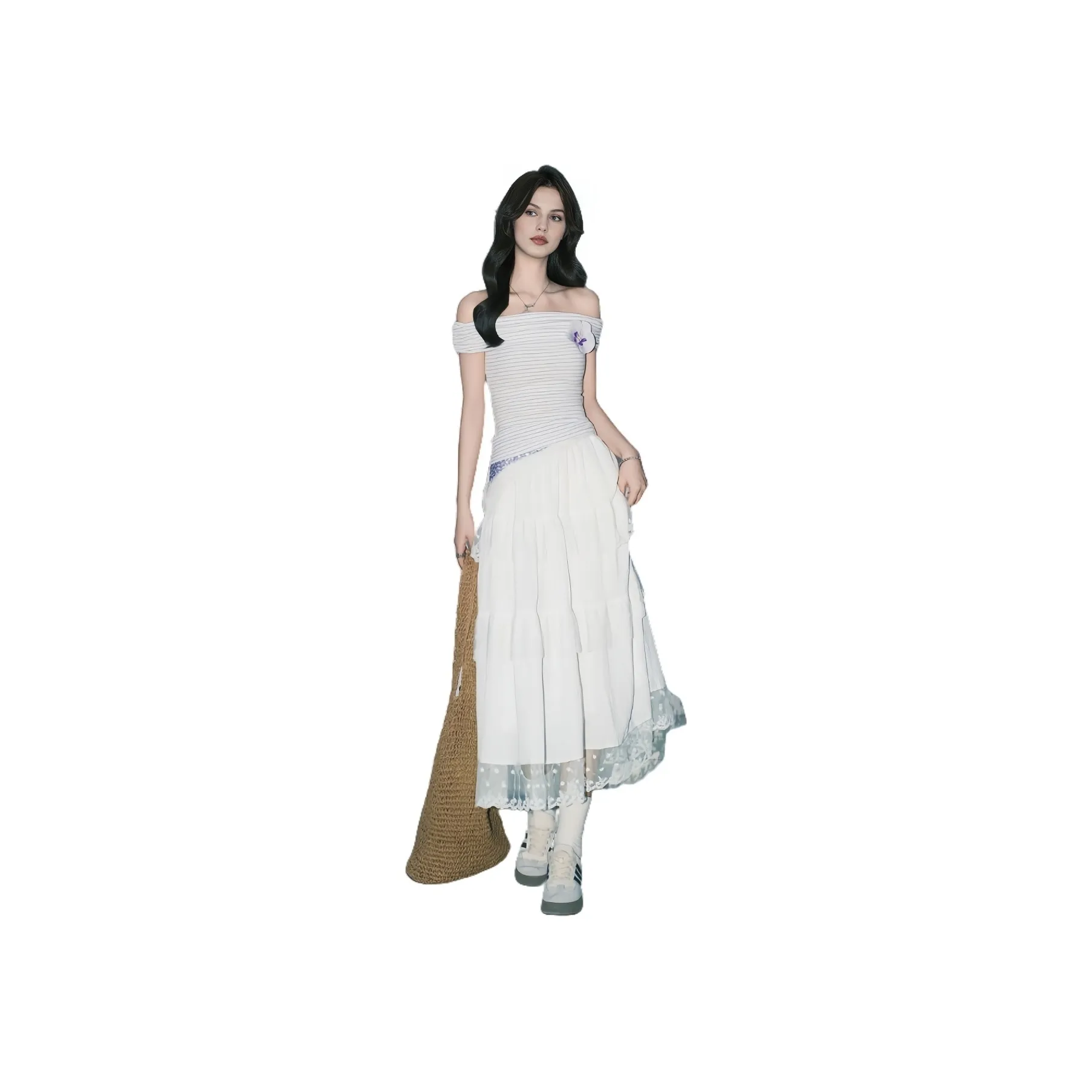 FOREVER 21 Повседневная длинная юбка женская