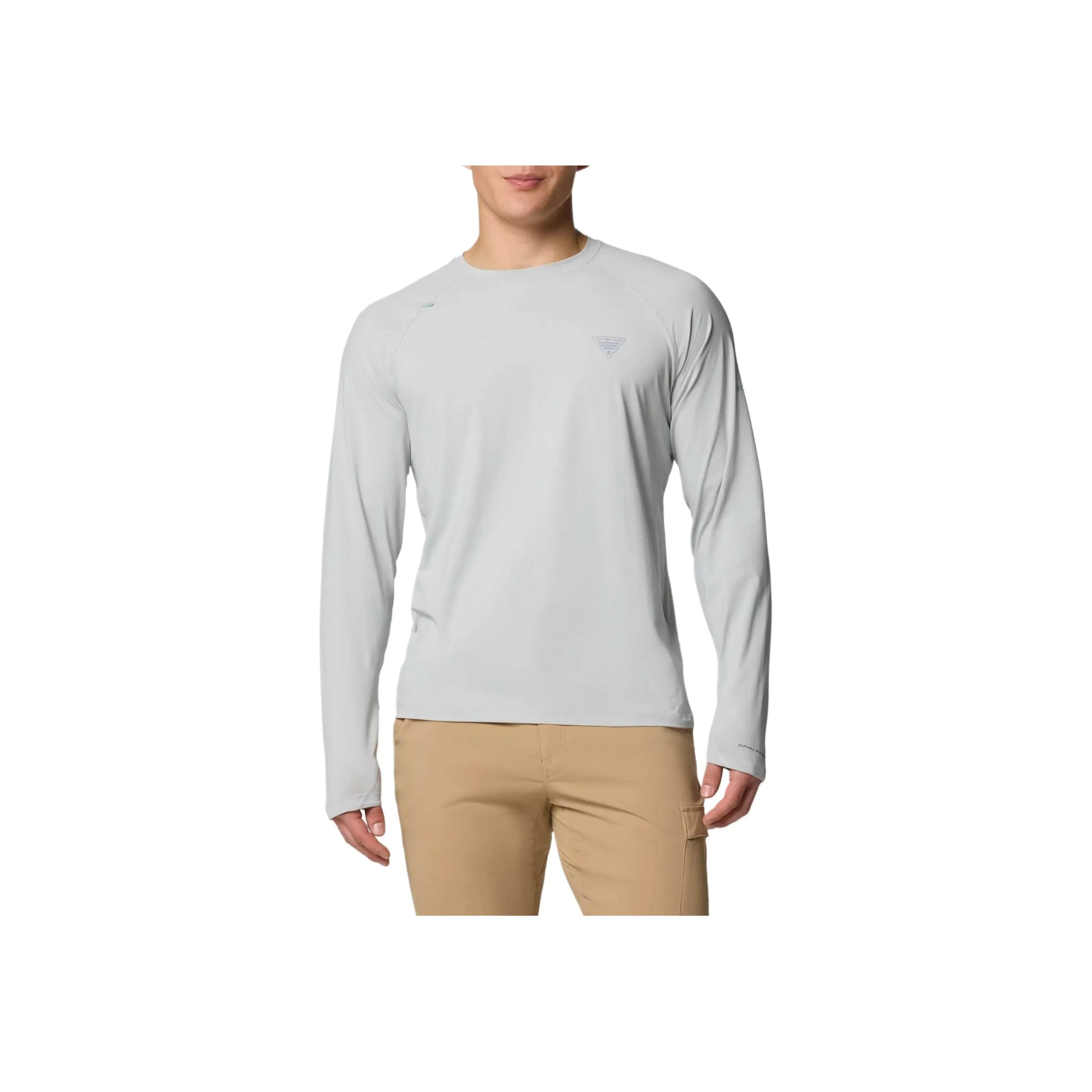 Columbia PFG Wild Cast T Shirt Men's Cooling Gray