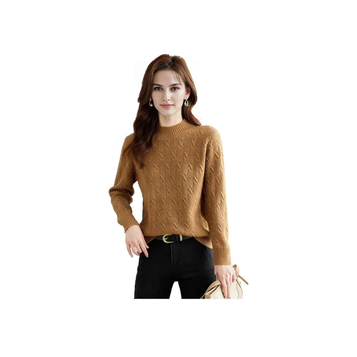 TEME Knitwear Women's Camel Apricot