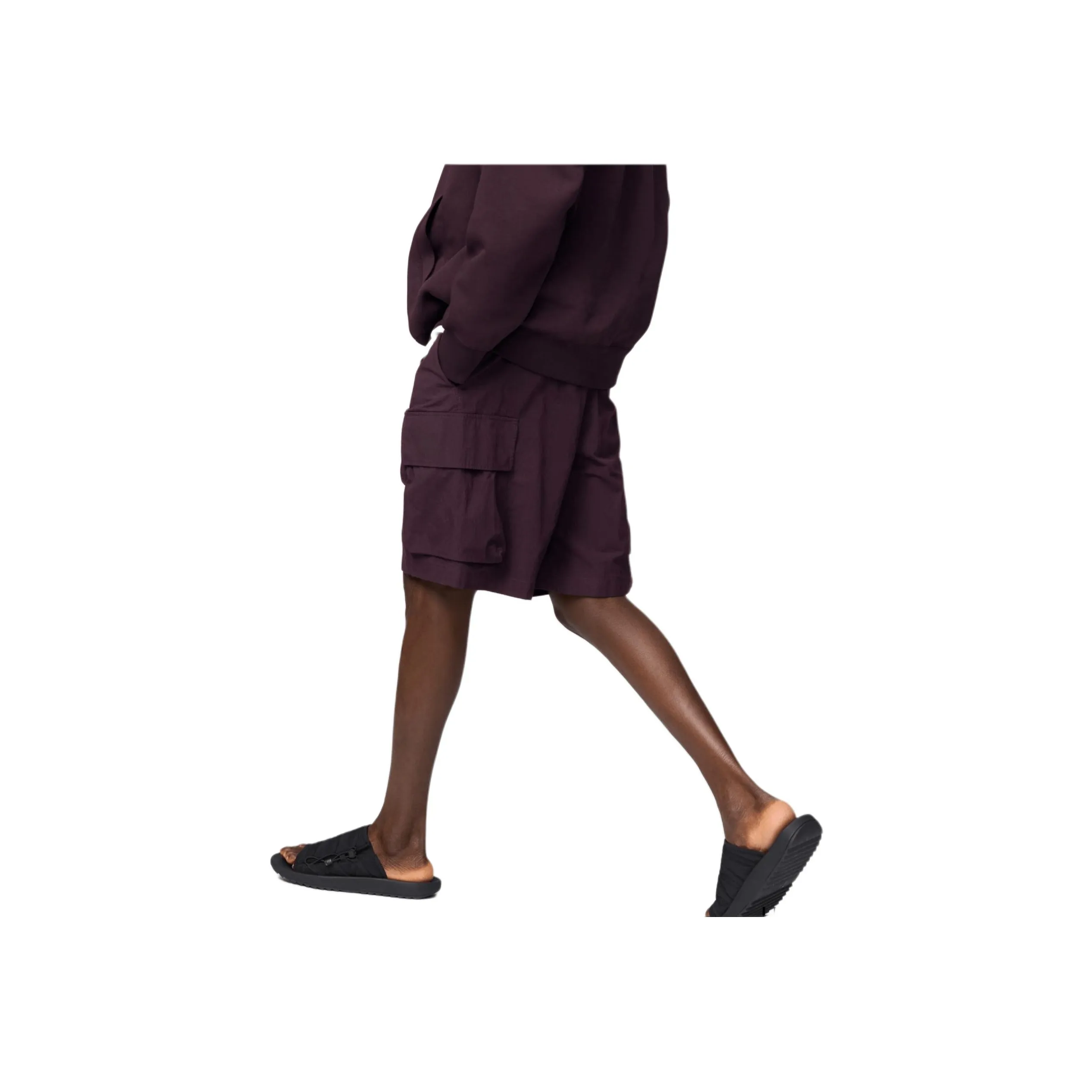 UNIQLO C Collection Cargo Shorts Men's Burgundy