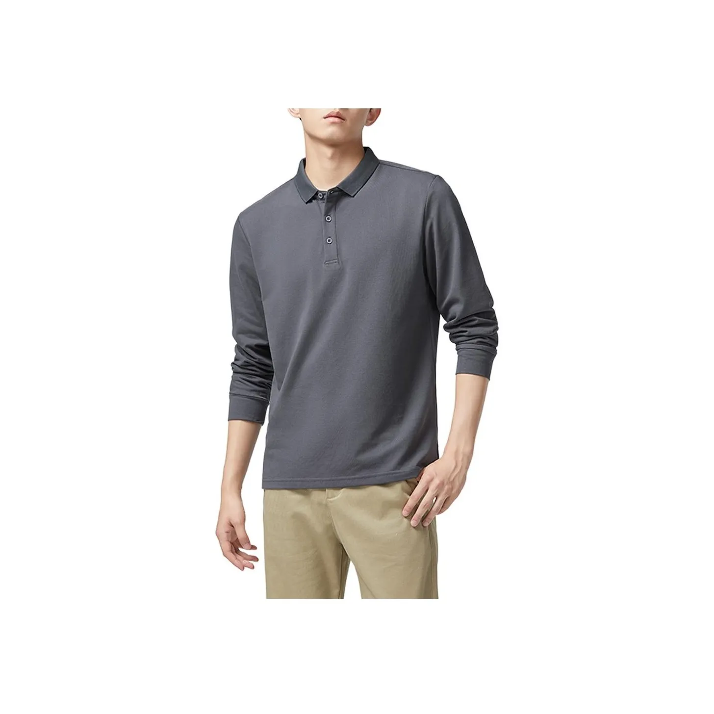 PERDONTOO Поло Длинное с длинными рукавами Мужское