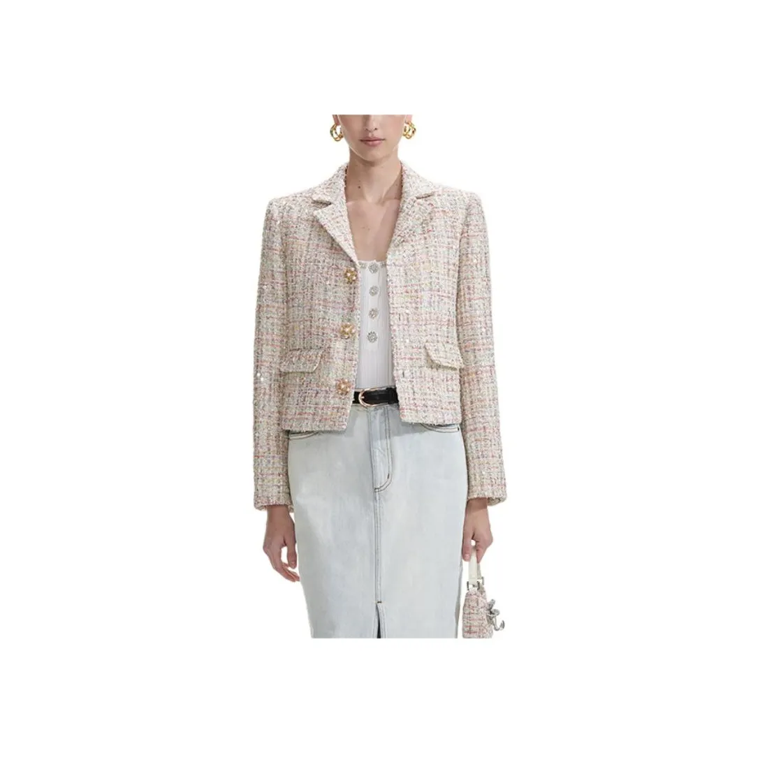Self portrait Boucle Jacket