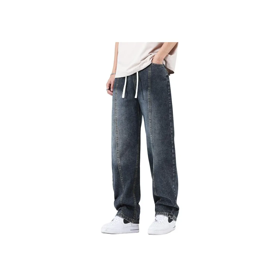 PIERRE CARDIN Jeans Men's Blue Gray