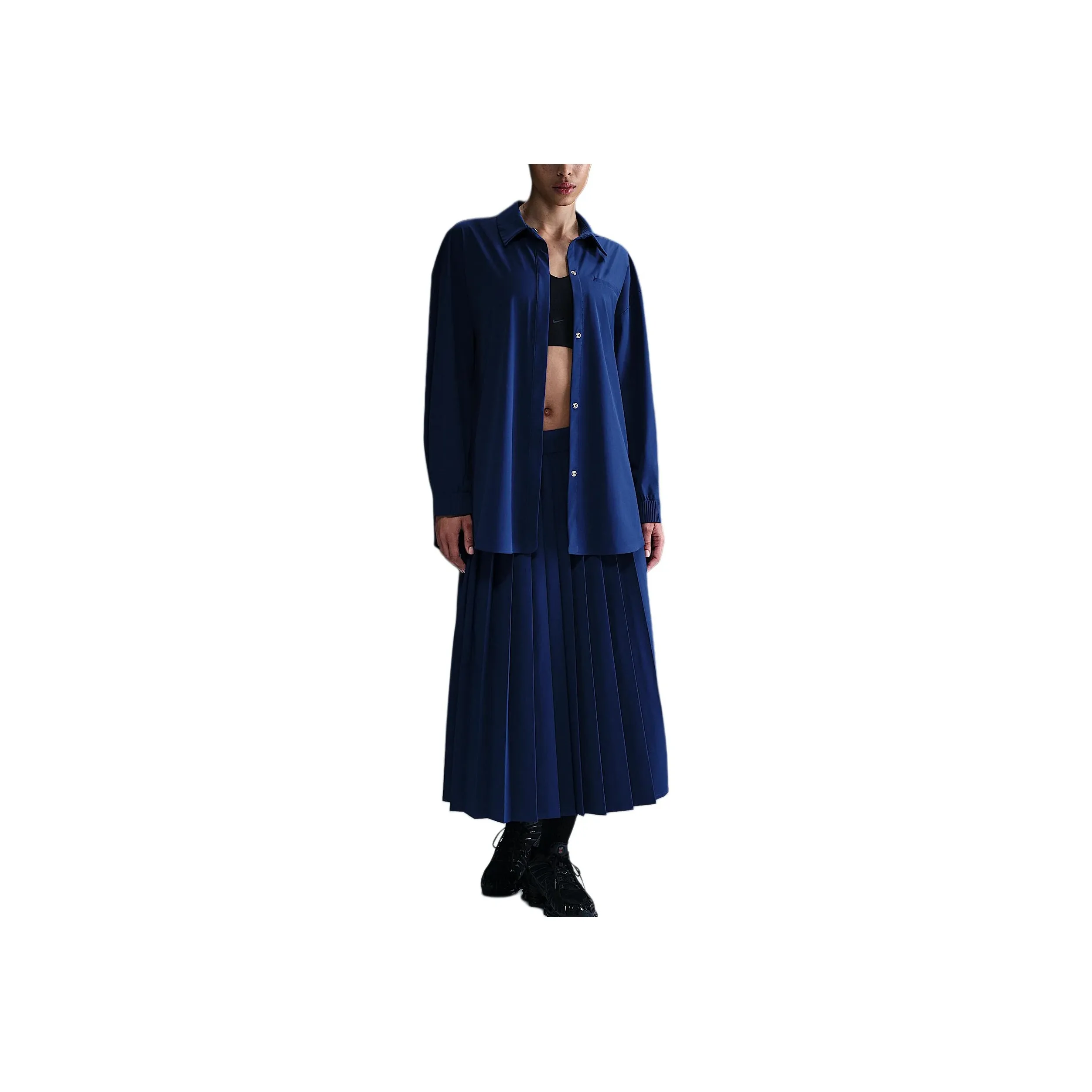 nike Dri Fit PerfectStretch Рубашка Женская Темно-Королевский Синий Void Синий