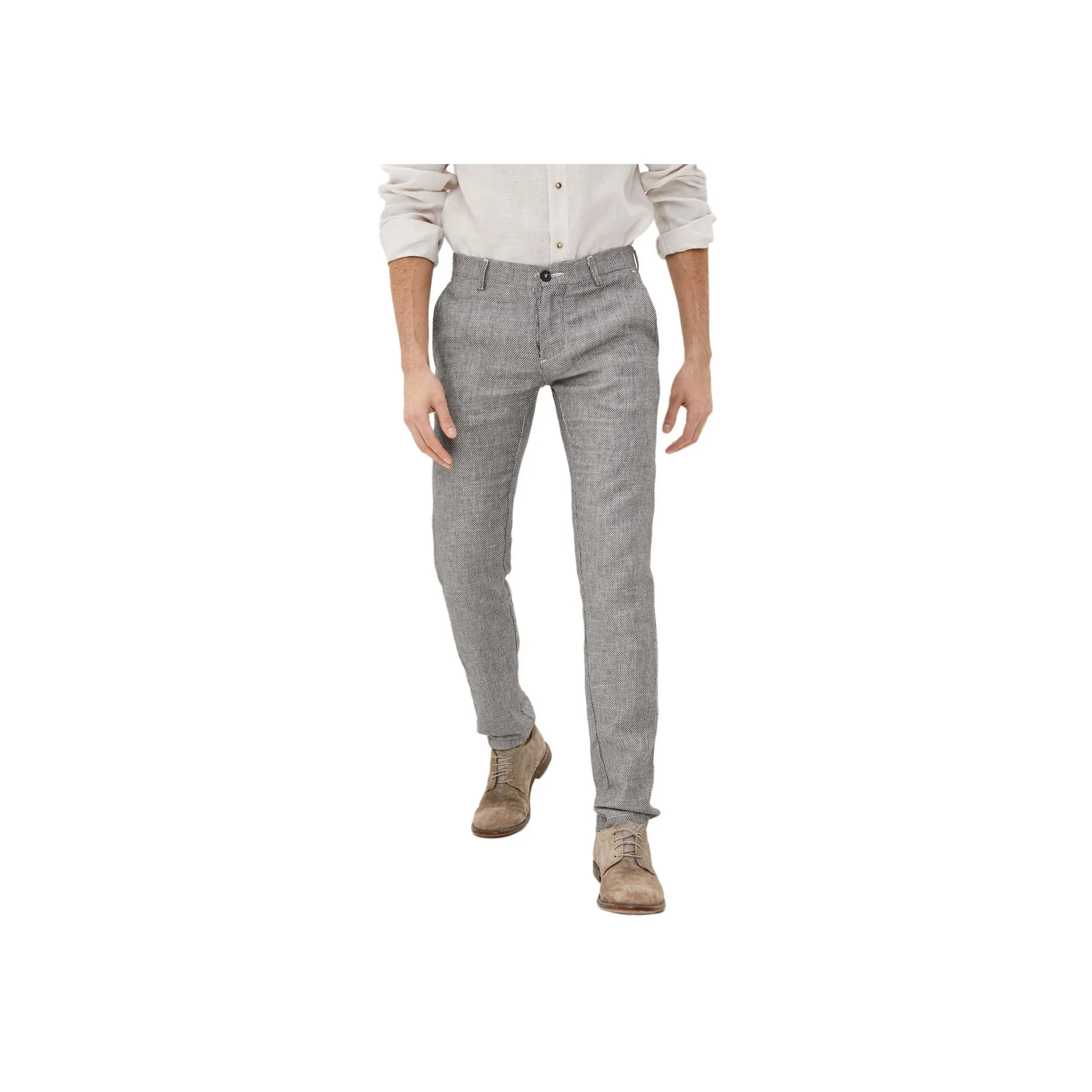 TRUSSARDI Повседневные брюки Мужские Серые