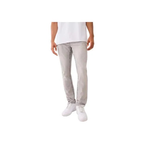 True Religion Серые Мужские Джинсы